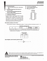 DataSheet SN74AC04 pdf